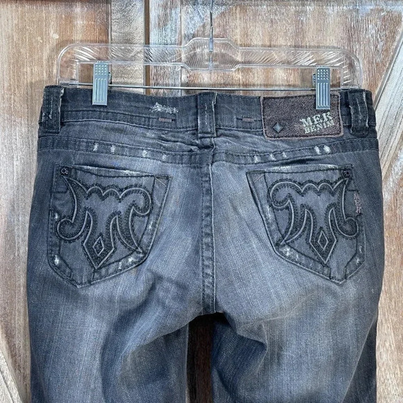 MEK Berlin Cigarette Jeans in Light Grey Wash - Picture 5 of 7